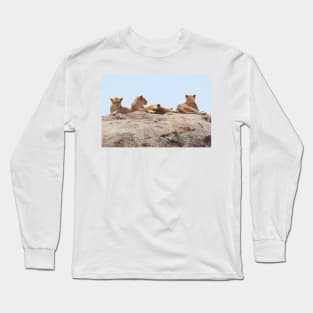 African Lions, Serengeti, Tanzania Long Sleeve T-Shirt